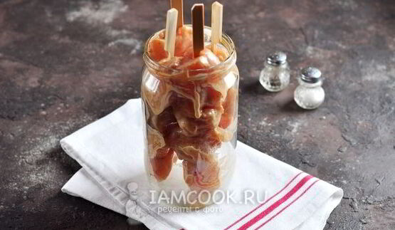 куриный шашлык в банке в духовке