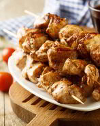 Куриный шашлык в духовке