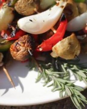 Овощные шашлычки