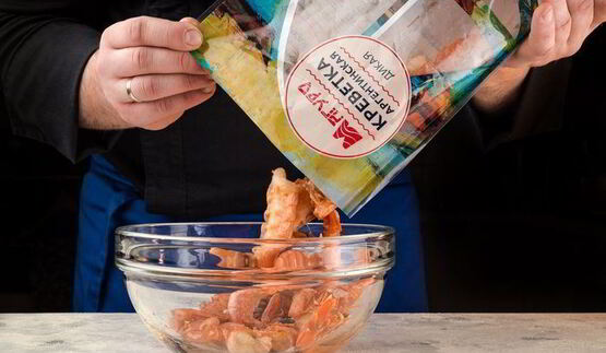 шашлычки из креветок в апельсиновом маринаде