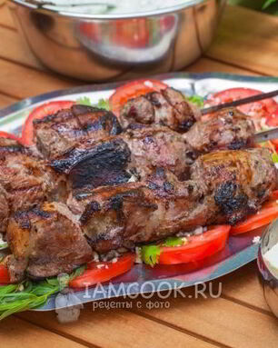 Шашлык из баранины на кефире