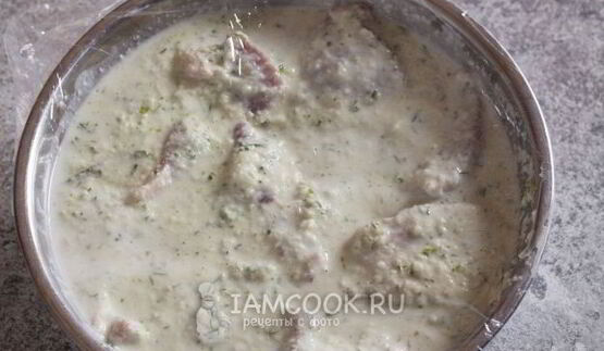 шашлык из баранины на кефире