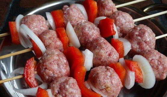 шашлык из фарша