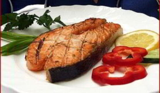 шашлык из форели на решетке