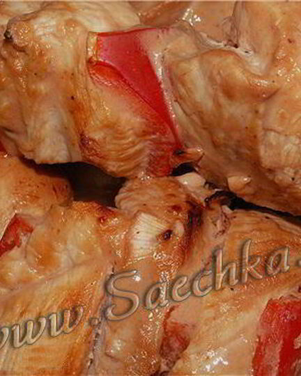 Рецепт шашлыка иза индеек в кефирнома маринаде