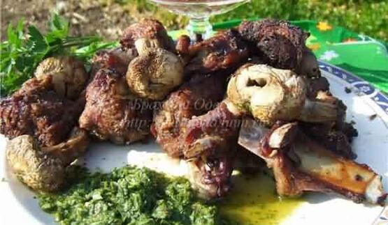 шашлык из козлятины