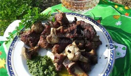 шашлык из козлятины