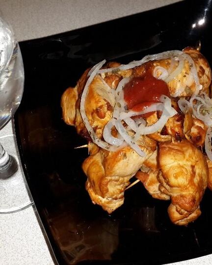 Рецепт шашлыка иза куриной грудок в духовке