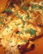 Шашлык из курицы на сковороде