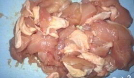 шашлык из курицы на сковороде