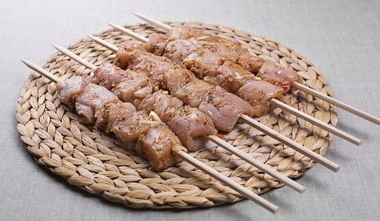 шашлык из курицы в чесночно-луковом маринаде