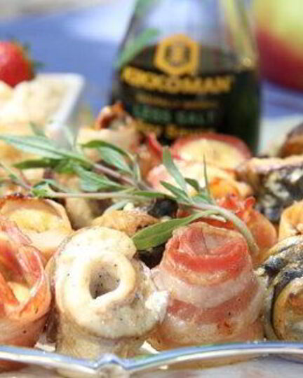 Рецепт шашлыка из рыбы с яблочным соусом