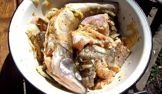 шашлык из судака