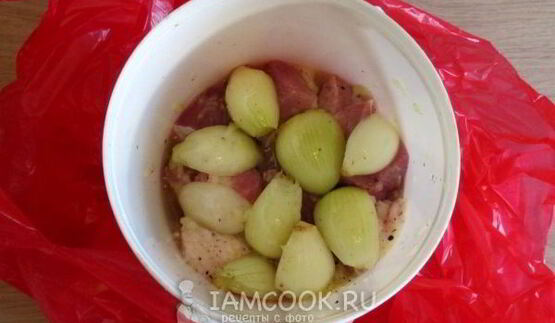 шашлык из свинины с луком в армянском маринаде