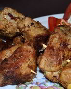 Шашлык из телятины в мультиварке