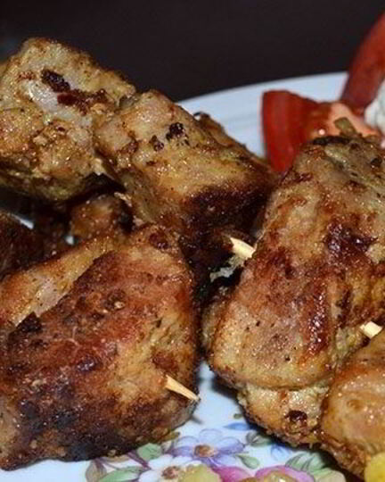 Рецепт шашлыка из телятины в мультиварке