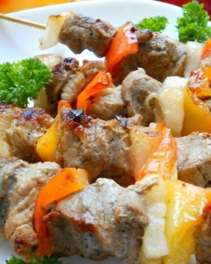 Рецепт шашлыка на сковороде-гриль