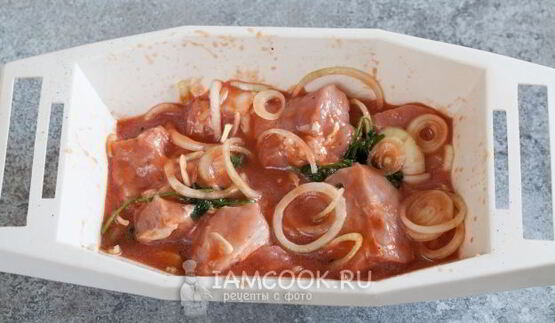 шашлык в духовке с дымком