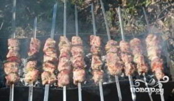 шашлык в майонезе