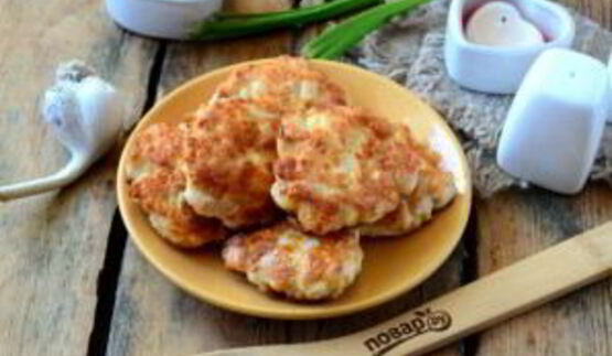 рубленые шницели из курицы с сыром