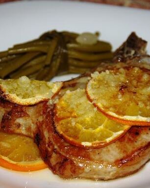 Апельсиновый стейк на косточке