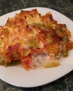 Куриный стейк в духовке с овощами