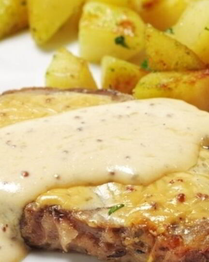 Рецепт стейка из говядины с хреном