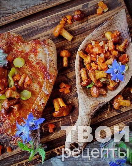 Рецепт стейка из свинины на сковороде