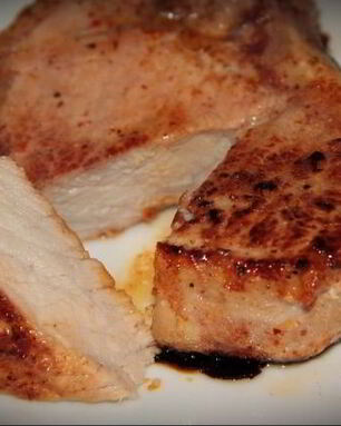 Стейк из свинины в мультиварке