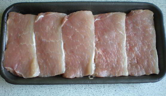 стейк по-карибски в маринаде с апельсинами и чили