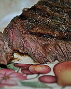 Стейк в лаймовом маринаде