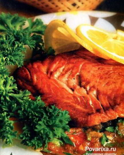 Рецепт стейков лосося на гриле