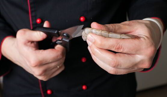 стеклянная лапша с креветками