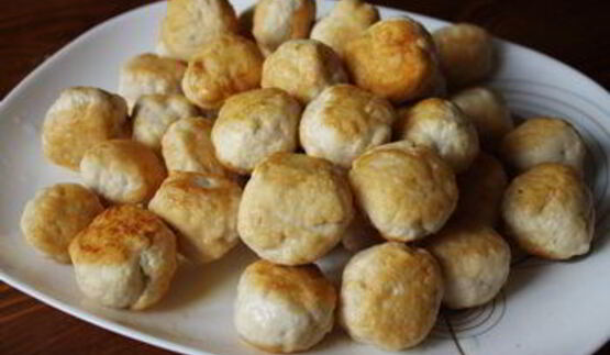 куриные тефтели с брокколи в китайском стиле