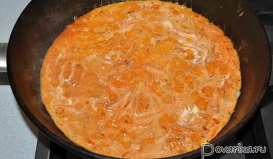 куриные тефтели в сметанно-томатном соусе