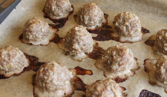 тефтели без подливки в духовке