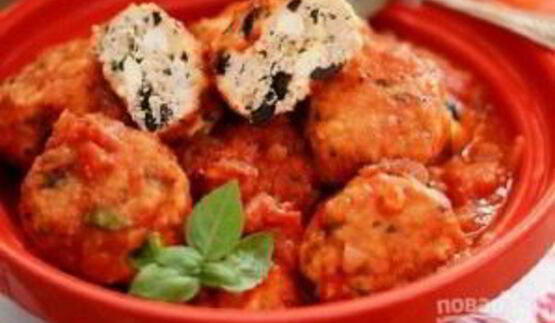 тефтели из индейки с оливками