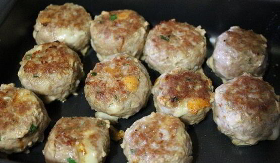 тефтели с сыром и овощами