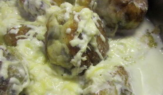 тефтельки в белом соусе