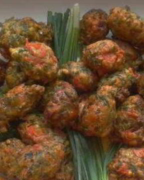 Вегетарианские тефтели из помидоров