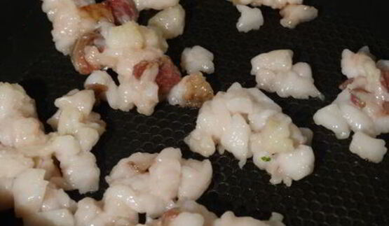 ленивые вареники из картошки со шкварками