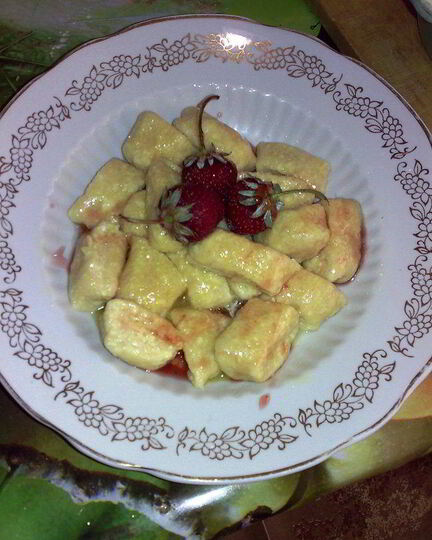 Рецепт ленивых вареников из пряженого творога