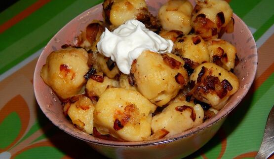 ленивые вареники с картошкой