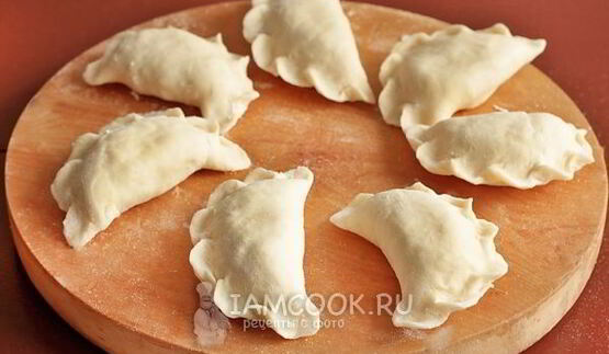 вареники на кефире на пару