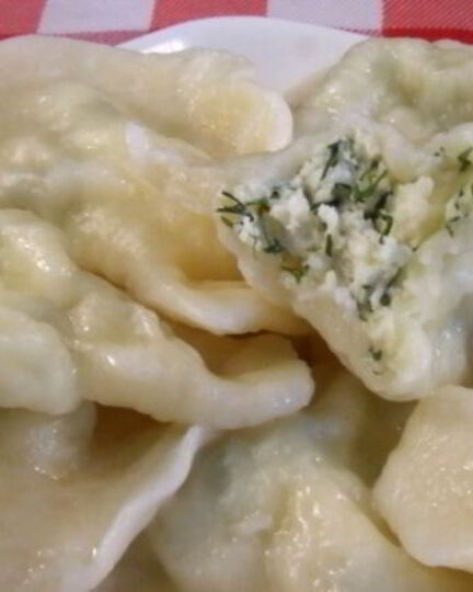 Рецепт вареников ны кефире с творогома