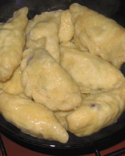 Рецепт вареников с черникой