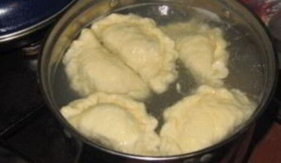 вареники с черникой