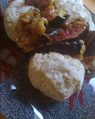 Вареники с инжиром