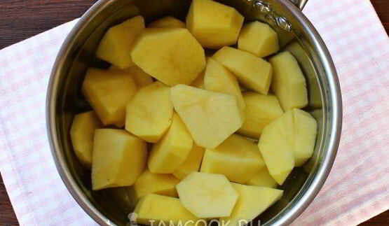 вареники с картошкой и лесными грибами