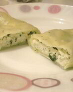 Вареники с кинзой